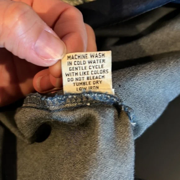 Speed Control Denim Chambray Rose T Shirt Dress - Picture 7 of 7